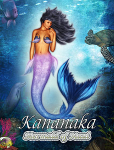 Kananaka Mermaid of Maui Postcard